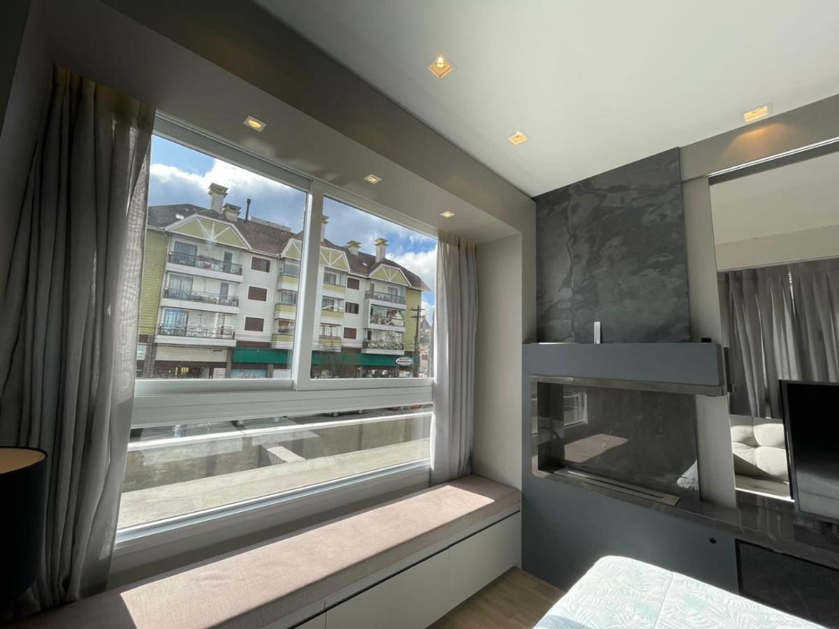 格拉玛多Loft Novo Aconchegante A 500M Da Rua Coberta公寓 外观 照片