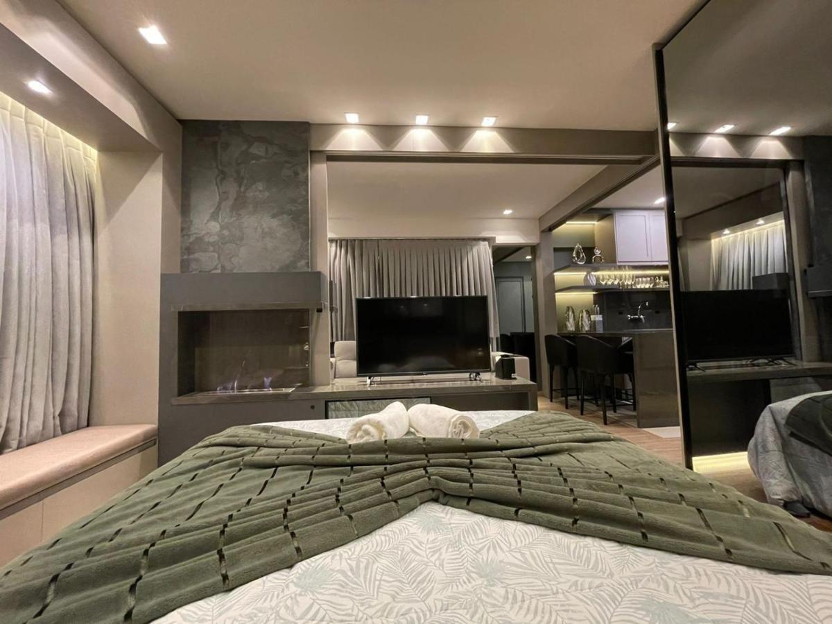 格拉玛多Loft Novo Aconchegante A 500M Da Rua Coberta公寓 外观 照片